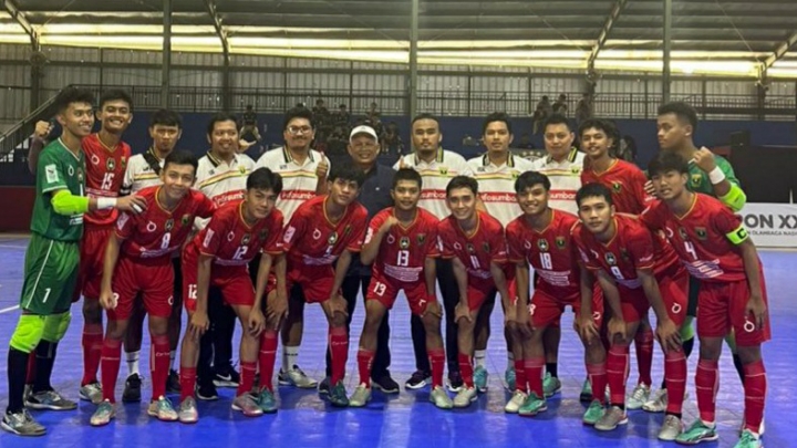 Tim Futsal Sumbar Tahan Imbang Sumsel 